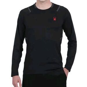 SPYDER NWT MENS BLACK LONG SLEEVE TEE XXL